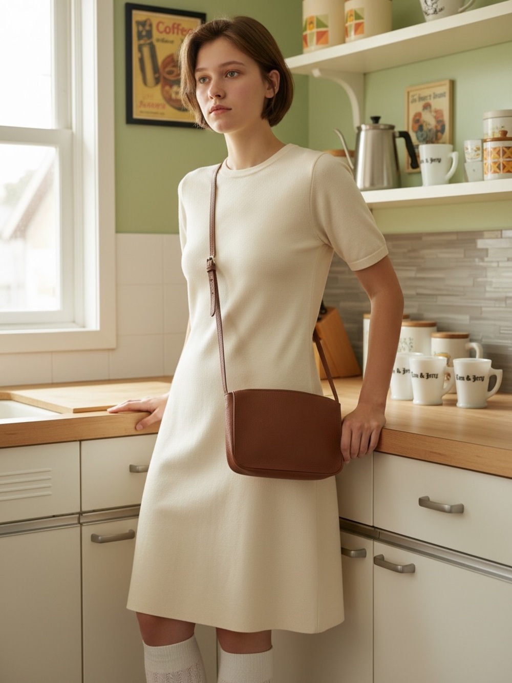 Madewell Brown Leather Crossbody Bag NWT $98